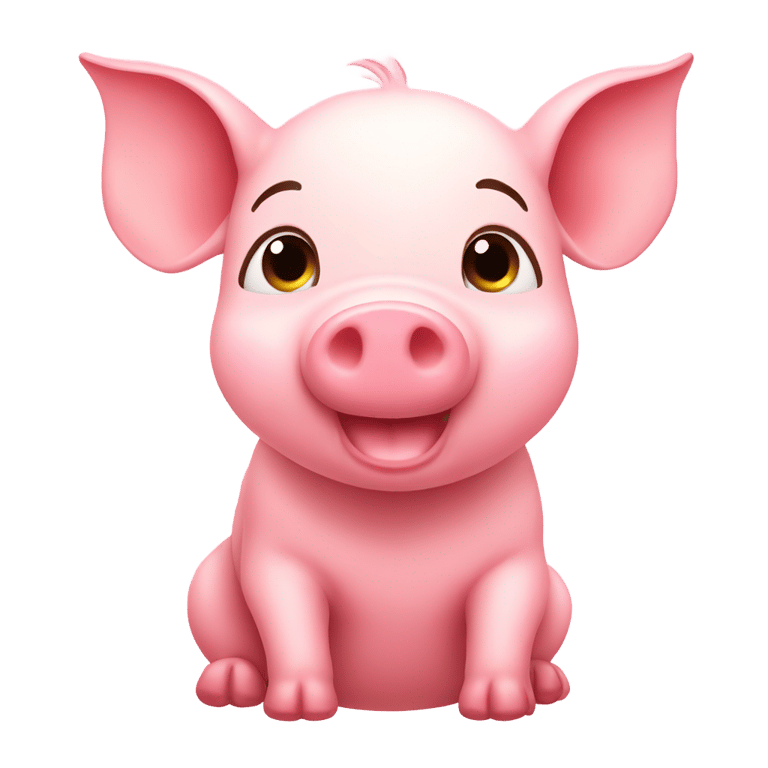 genmoji：可爱的小猪