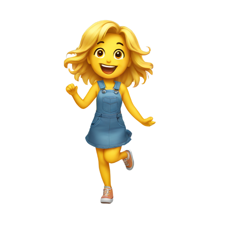 genmoji : Un poussin mignon et excité, heureux