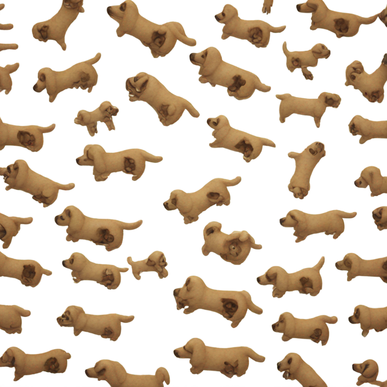 絵文字：「DOGS DIE」という文字が死んだ犬の死体で作られている