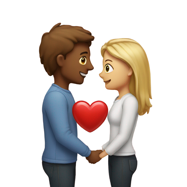 genmoji : Cœur avec J+P