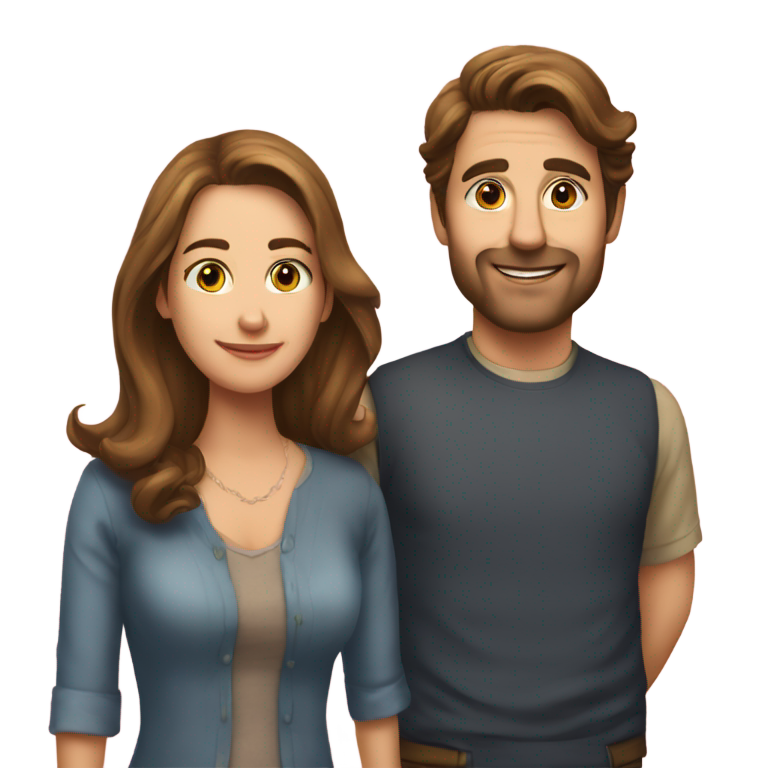 genmoji : Paul David Sladky et Amy Elizabeth Sladky