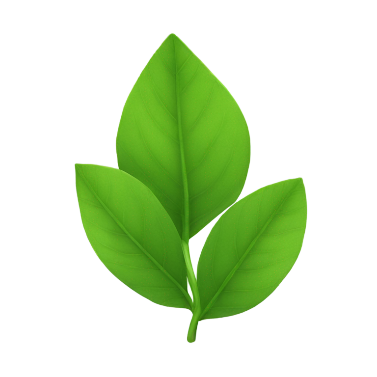 genmoji : feuille de matcha