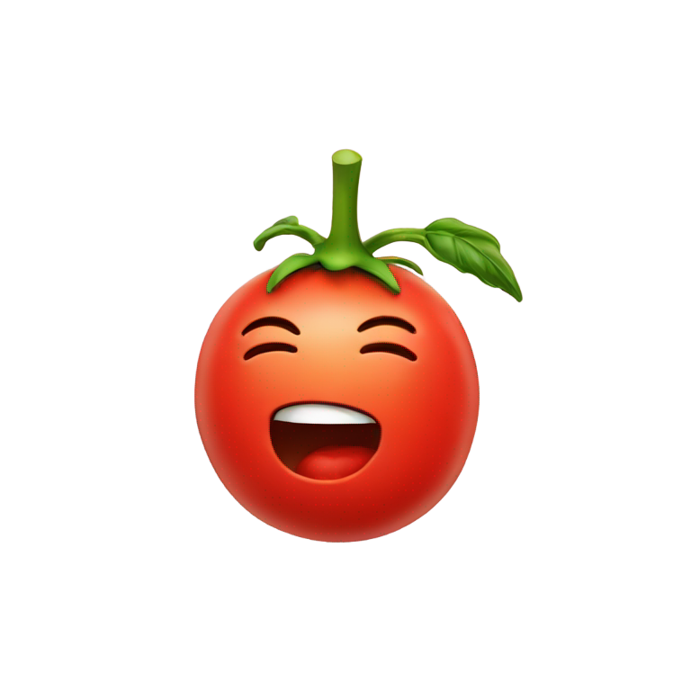 genmoji：番茄在音乐中摇摆
