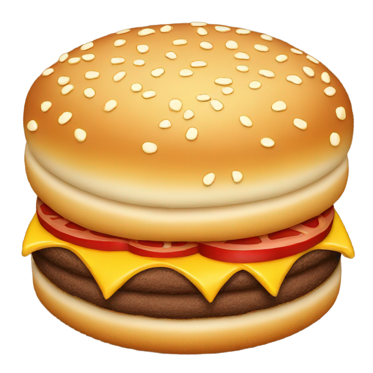 絵文字：ハンバーガーケーキ