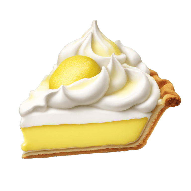 絵文字：Lemon meringue pie