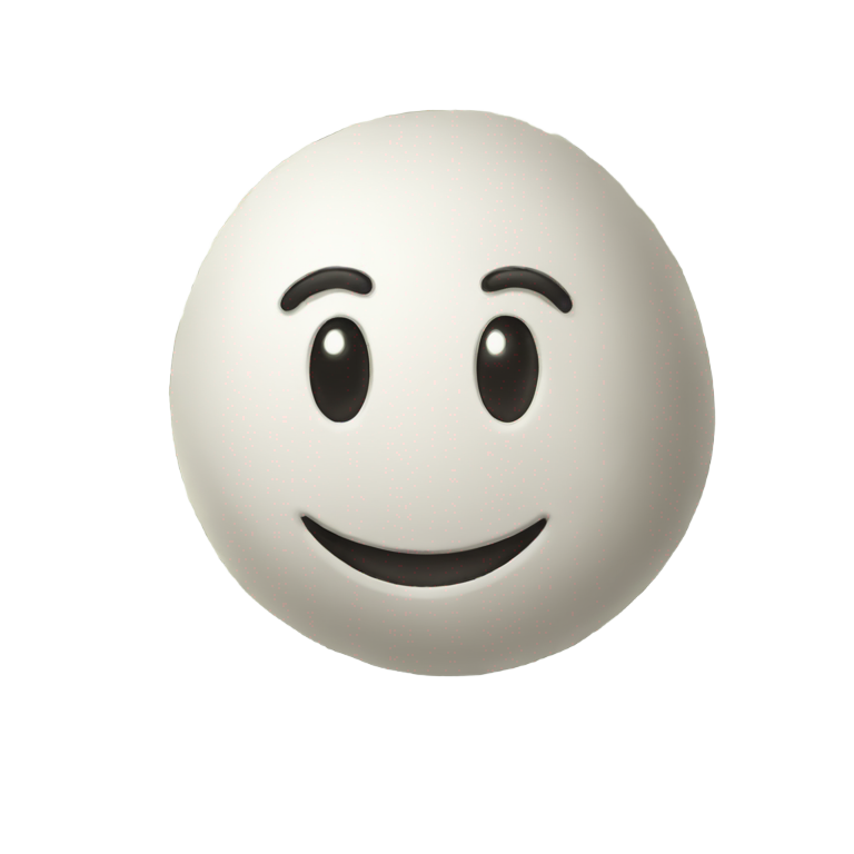 genmoji: Very happy emoji with a bunch of flour in front of him and a rolled banknote
