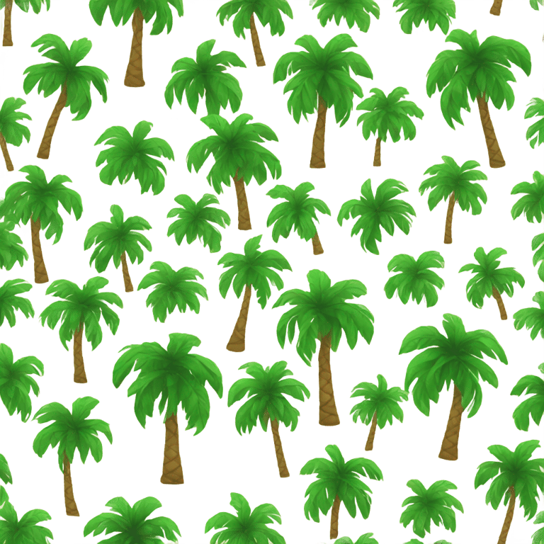 絵文字：christmas palm tree