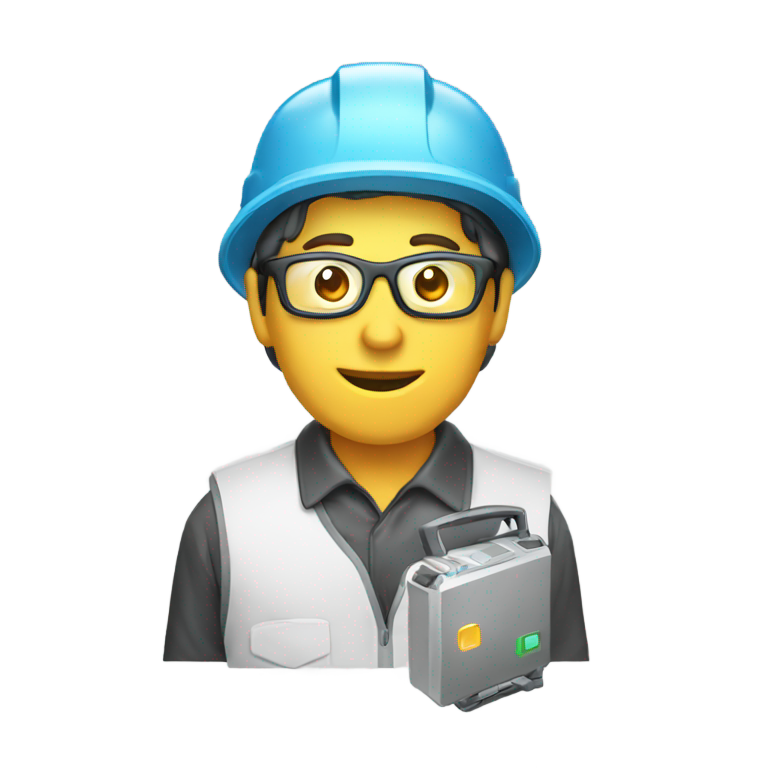 genmoji : Chercheur travaillant dur avec un ordinateur portable