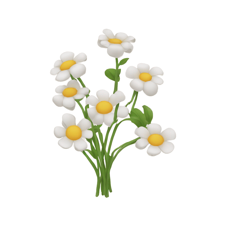 genmoji：三朵简单的花