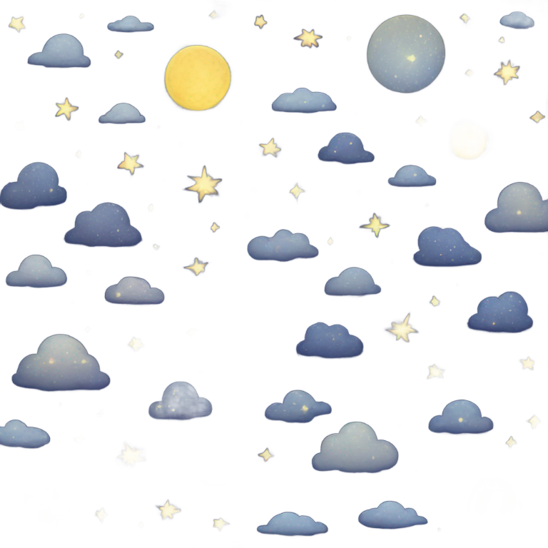 genmoji：Night sky