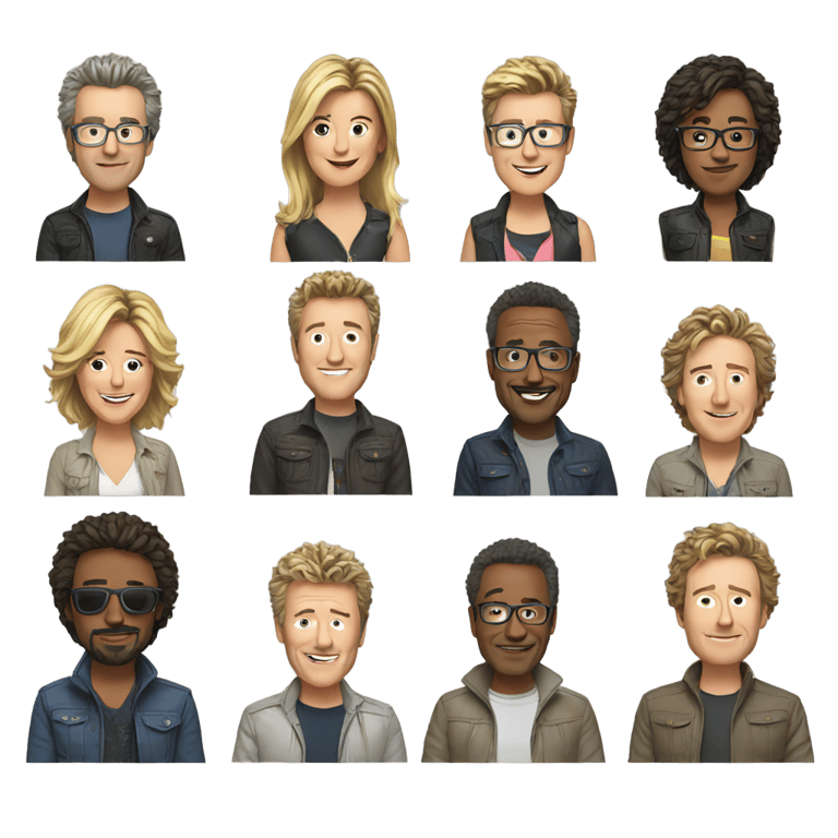 genmoji：Top Gear presenters