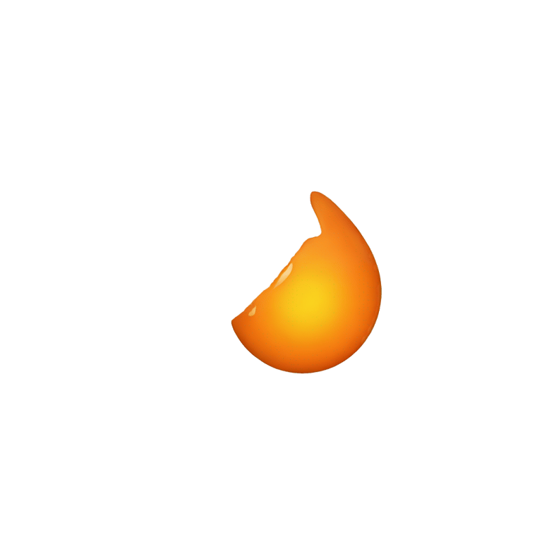 genmoji：危险警告色橙色标志