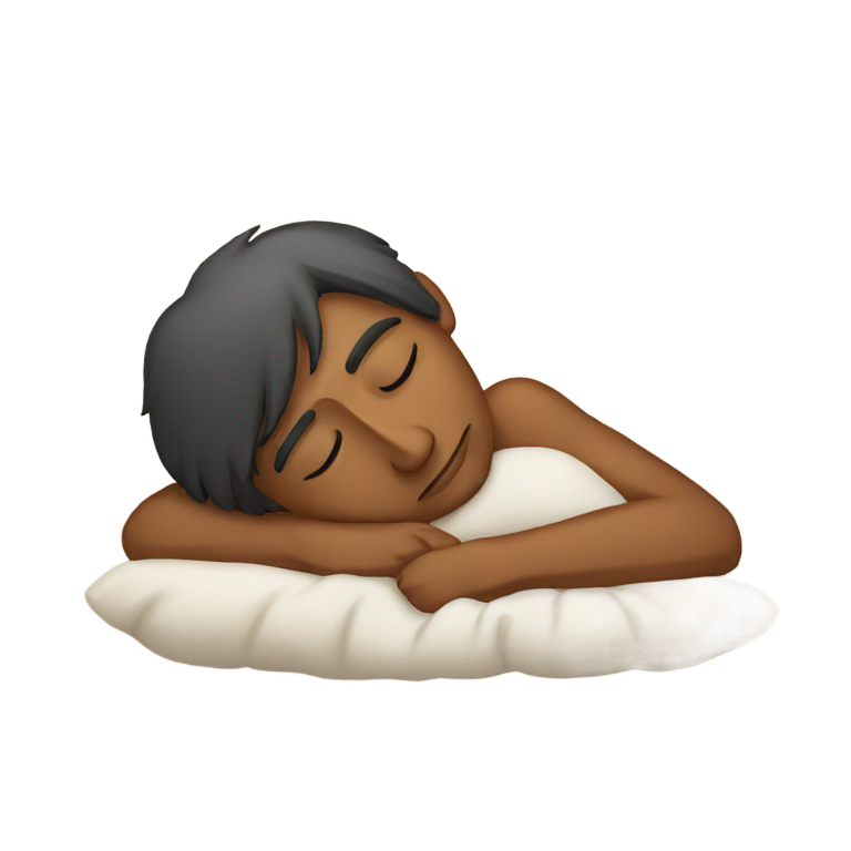 genmoji：睡觉的印度男人