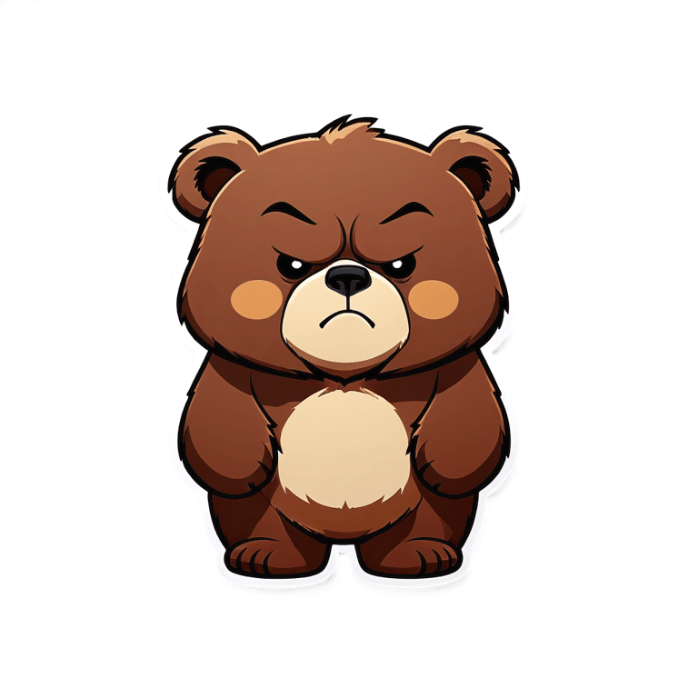 genmoji : Ours Grognon