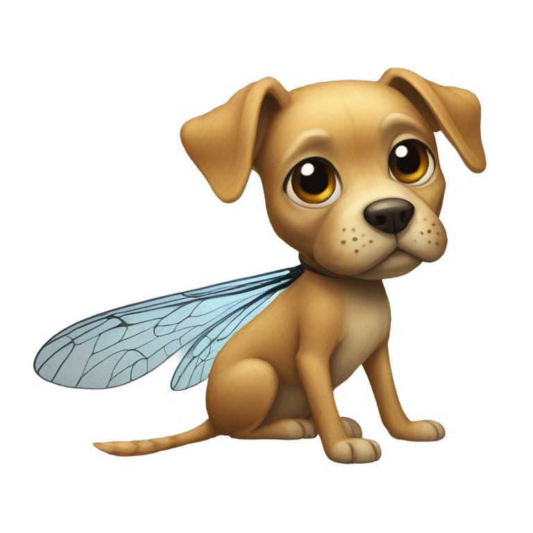 genmoji：dog-dragonfly abomination of their pentahentacide