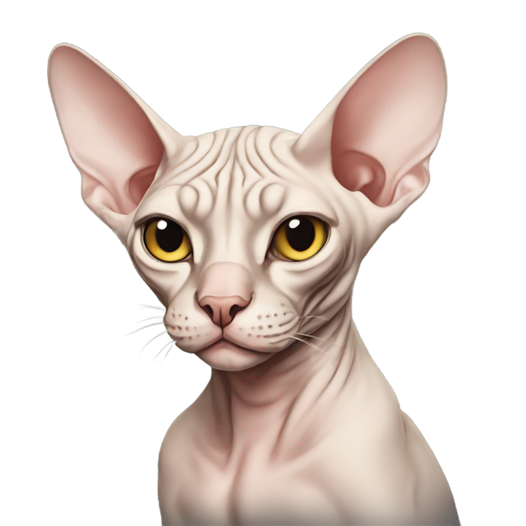 genmoji：无毛猫抽烟