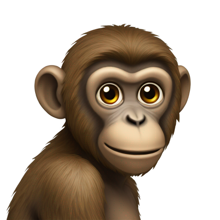genmoji：纳赫德，猴子