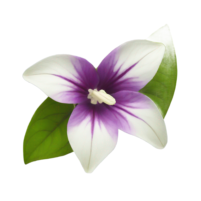 genmoji：延龄草花