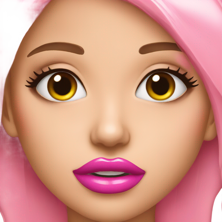 genmoji：粉色唇彩