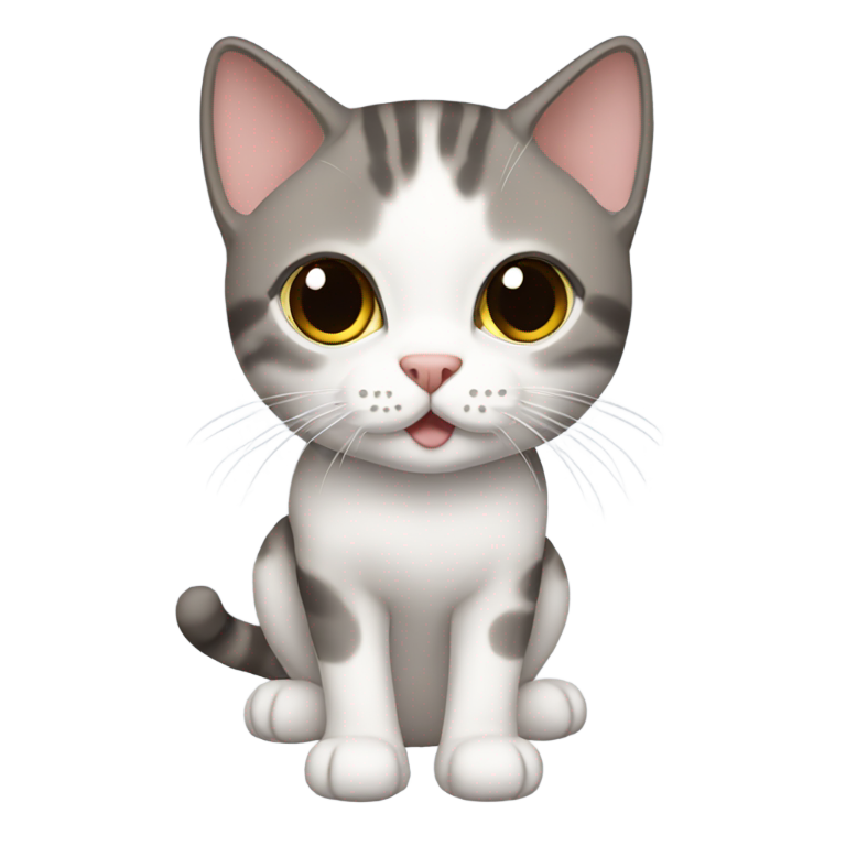 genmoji: Britisch shorthair cat Full Body moji