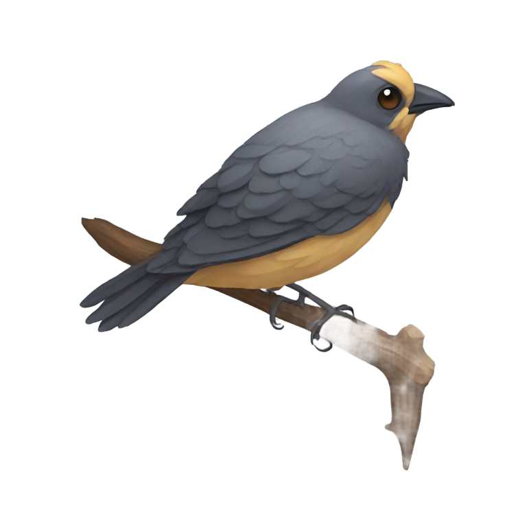 genmoji : Oiseau mort