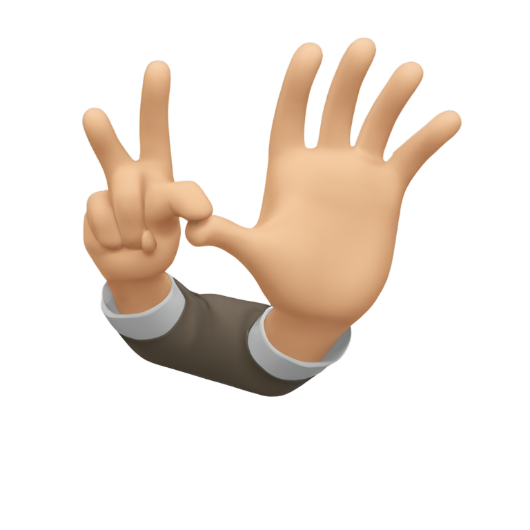 genmoji: Seig heil Hitler gesture salute. Arm is angled upwards and straight. Hand straight out. Arm is stretching outwards. NOT a hello gesture