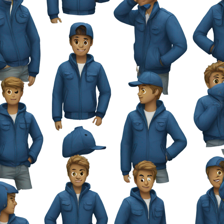 genmoji：蓝色夹克