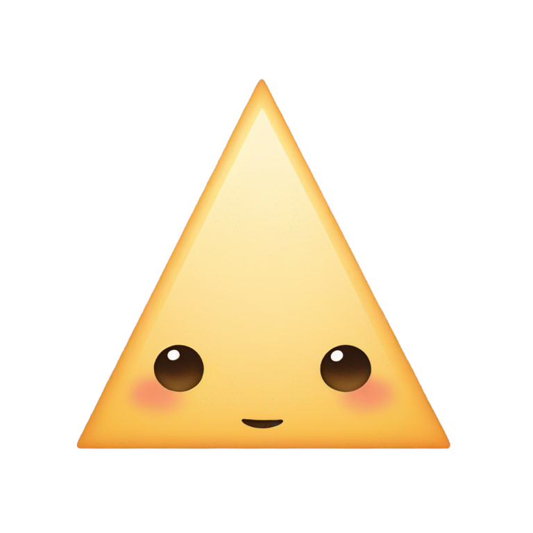 絵文字：upside-down triangle