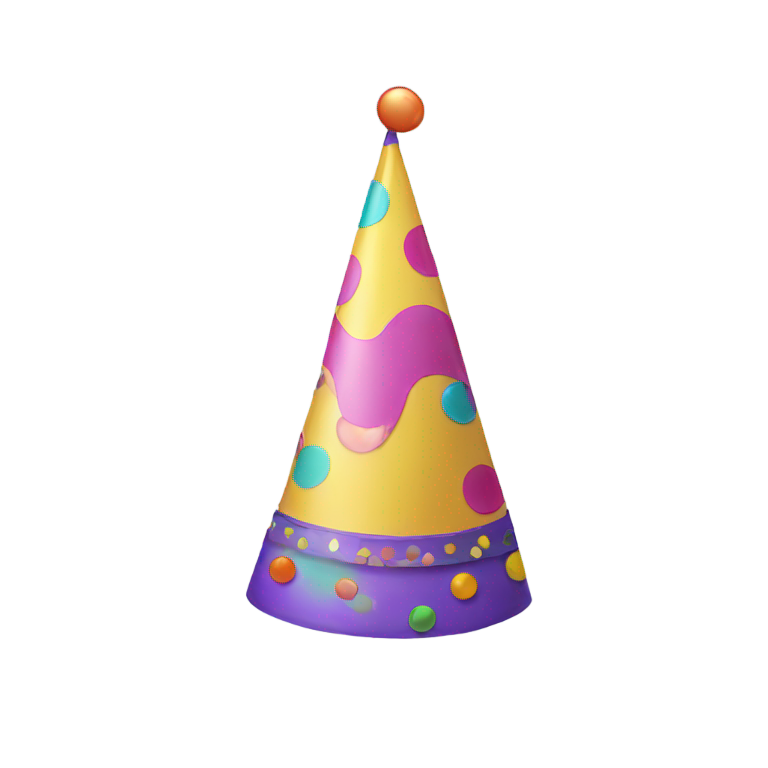 genmoji : Chapeau de fête