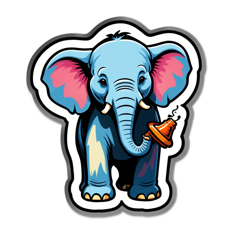 genmoji: elephant bong