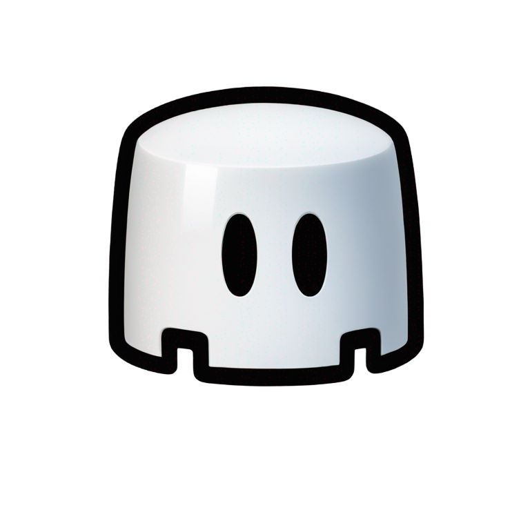 絵文字：Marshmello in pac-man