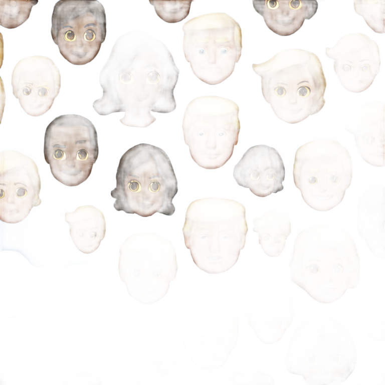 genmoji: donald trump with kamala wearing a maga hat