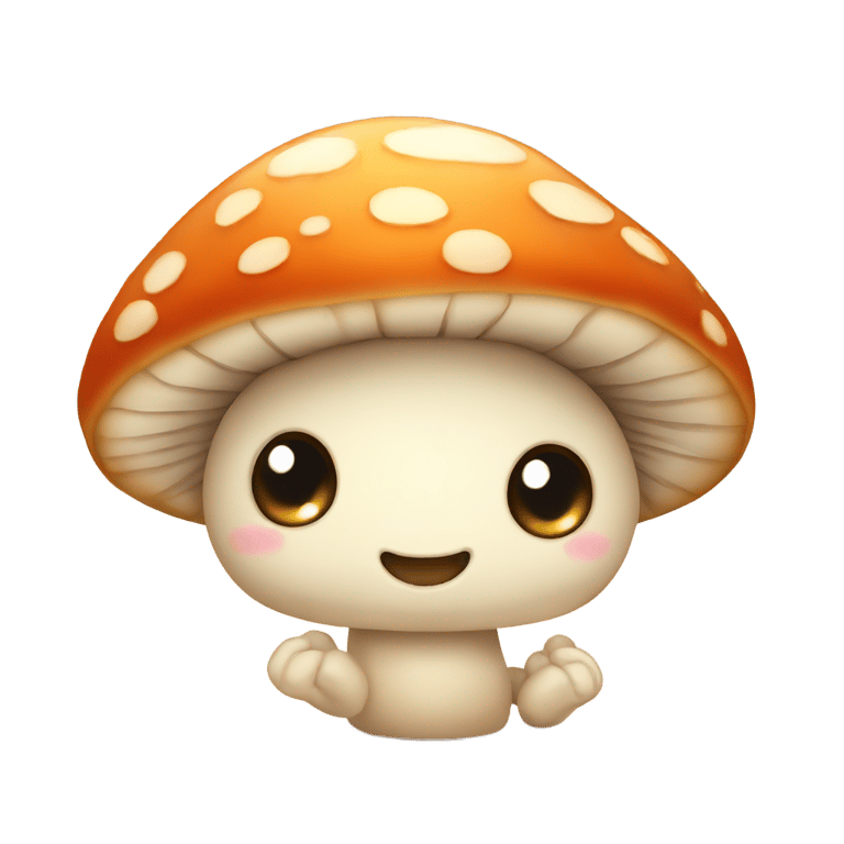 genmoji：可爱的蘑菇