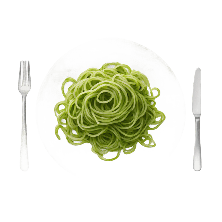 genmoji：绿色抹茶意大利面