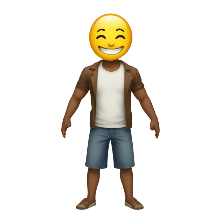 genmoji : Sourire de dos, tenant ses fesses à deux mains