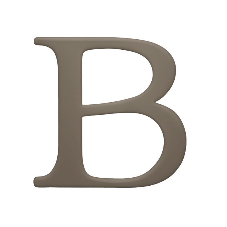 genmoji：字母B