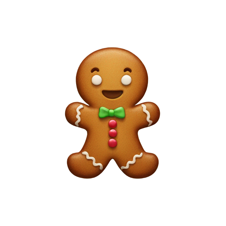 genmoji : Bonhomme en pain d'épice