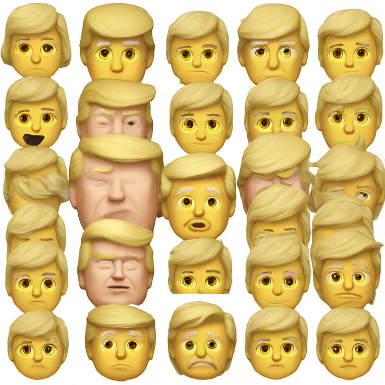 genmoji：唐纳德·特朗普愤怒