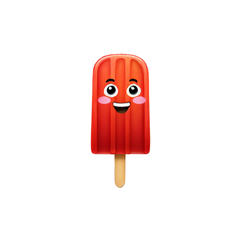 genmoji：一根红色的冰棒