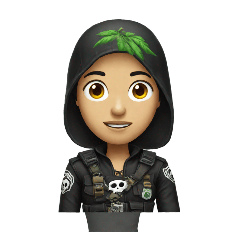 絵文字：caveira com pau