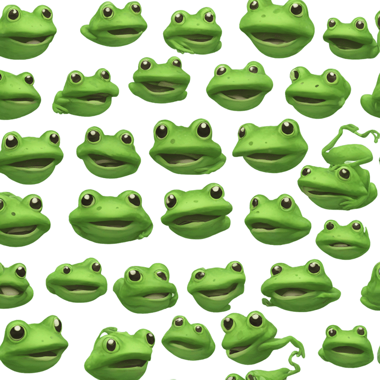 genmoji：Eldritch frog