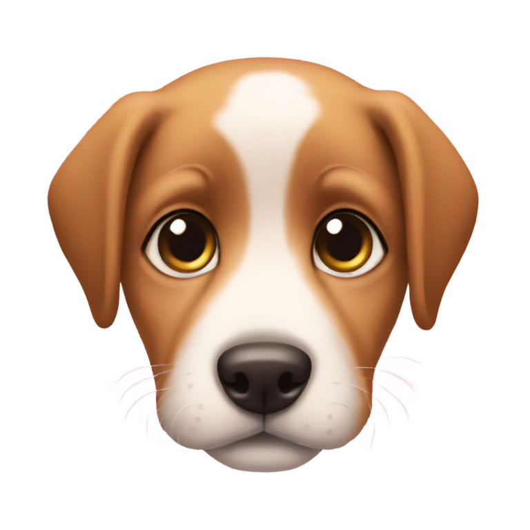 絵文字：子犬の瞳にハート