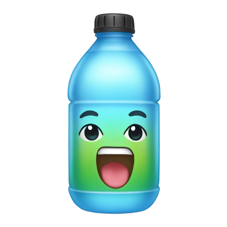 genmoji: Water bottle emoji