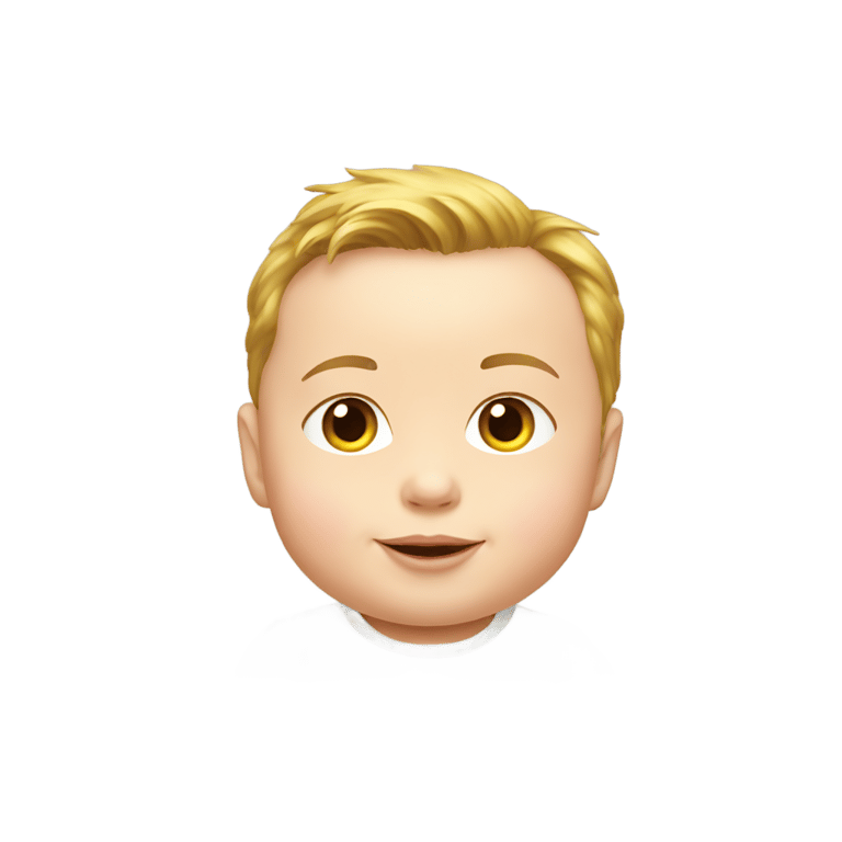 genmoji：婴儿时期的埃隆·马斯克