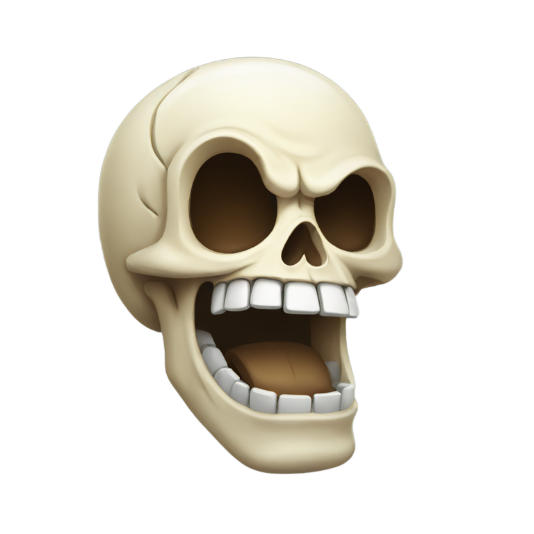 genmoji：winking skull