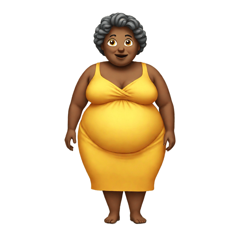 絵文字：Fat lady