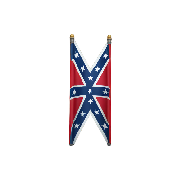 genmoji : Émoji du drapeau des États confédérés d'Amérique