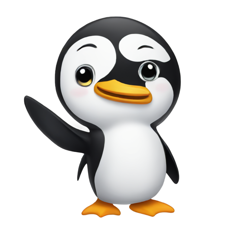 絵文字：ペンギン