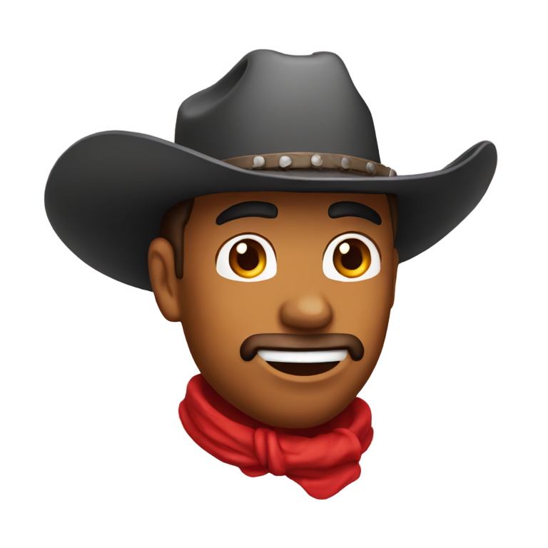 genmoji：红脸流汗牛仔