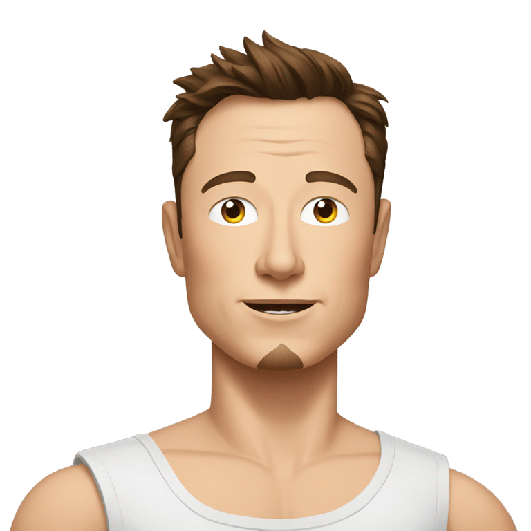 genmoji：埃隆·马斯克无袖衬衫